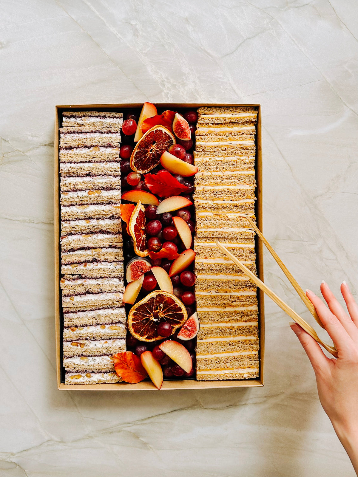 Finger Sandwich Automnal